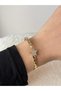 Gold Color Vip Series Star Stone Steel Bracelet – Women - 4