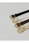 4-Piece Special Offer Oval Buckled Women's Pants Belt, Jacket Belt, Dress Belt, Shirt Belt - 5