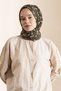 Women's Flower Patterned Non-Wrinkle Wrap 190*80 Cm - 4
