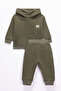 Hooded Fleece-Lined Unisex Tracksuit Set 9-12-18-24 Months