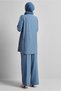 Lace-Up Detail Pants Suit 45620 - 4