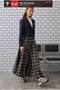 Crop Blazer Jacket Dark Navy Blue - 5