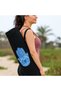 Pilates and Yoga Fitness Mat - Fatma Mother Hand Mat with Drawstring and Evil Eye Design Carrying Bag