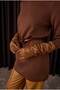 Basic Crew Neck Knitwear Bitter Brown - 5