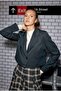 Crop Blazer Jacket Dark Navy Blue