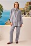 Relaxed Fit Basic Suit Fog