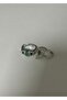 Ai̇la 2-Piece Green Stone Ring - 2