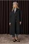 Minimal Trench Coat Black - 4