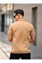 تي شيرت رجالي بقصة ضيقة من قماش الوافل (V). - 4