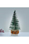 Miniature Christmas Snowy Pine Tree 11 Cm