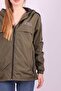 Women's Lined Water Resistant Hooded Raincoat - 4