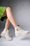Lhewiel Women's Boots 0012077 Beige Skin - 3