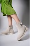 Lhewiel Women's Boots 0012077 Beige Suede - 4