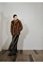 Fur-Like Flap Coat - 7