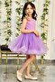 Girl's Pearl Embellished Stylish Evening Dress (One Size, Larger Sizes Preferred) - 4