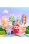 Labubu Doll Keychain for Kids, Colorful Plush Toy Shining Eye, Cute Gift Cartoon Display Figures - 5