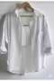 Women's White Linen Shirt Summer Oversized Shirt New Season - 2