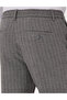 Gray Extra Slim Fit Striped Fabric Trousers 50278454-Vr024 - 6