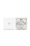 Comutator tactil inteligent, wireless 2.4GHz, design modern, iluminare LED, alb - 4