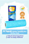 Sensitive Cleaning Cloth Perforated 30 Sheets Roll - Blue Color - 1 Pack