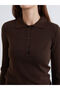 Rmz Gi̇yi̇m Farkiyla Devrik Roba Collar Women's Knitwear Sweater - 3