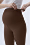 349 High Waist Maternity Leggings with Brown Color Recovery and Extra Stretchy Effect - 6