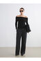 Rmz Gi̇yi̇m Farkiyla Wide Roba Collar Women's Knitwear Sweater - 2