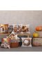 Autumn Girl Jacquard Woven Tapetry Decorative Cushion 45*45 - 4