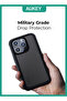 UrbanGuard Elite - جراب مغناطيسي صلب لهاتف iPhone 15 Pro Max - PC-UG10D أسود