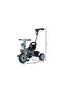 Dino Smart Plug & Play Tricycle with Free Wheel Pedal & Adjustable Push Handle - Blue - 2