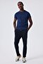 Twingos 4 Men's 100% Cotton Pique O-Neck T-Shirt Navy Blue