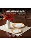 4-Piece Gradient Dinnerware Set – 2 Dinner Plate 27cm & 2 Appetizer Plate 23cm for 2 Persons - 6