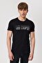 Huge Men's 100% Cotton O-Neck T-Shirt Black - 2