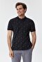 Bradley Men's 100% Cotton Polo Neck T-Shirt Black - 2