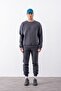 Men's Vibe Oversize Anthracite Sweatshirt - 4