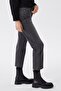 Clara High Waist Regular Fit Straight Leg Grey Women's Jeans - 3