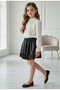 Elastic Waist Lace Kids Skirt 0862 - 2