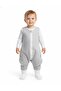 Winter Booted Footed Sleeveless Zippered 2.5 Tog Sleeping Bag for Girls and Boys, Polka Dot/Gray