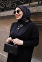 حقيبة كتف سوداء قابلة للطي