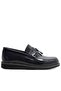 Black Patent Leather Loafer Children's School Shoes - 3