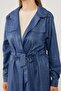 Indigo Collar Stone Embroidered Jacket Set - 3