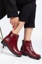 165-204 Burgundy Yanki Daily Women's Boots - 2