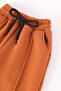 Winter Fleece-Lined 3-Thread Brown Sweatpants with Pockets for Boys and Girls - 8