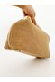Heybes Women's Cream Piped Jute Straw Clutch Handbag - 2