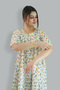 Printed Cotton Multicolor Nighty - Round Neck - 3