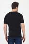 Men's Crew Neck Short Sleeve Tight Summer Black Basic T-Shirt - 6