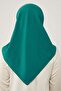 Emerald Green Cotton Cazz Square Scarf - 4