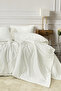 Sheeted Cotton Satin Satin Double Duvet Cover Set-cream