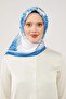 وشاح Twill بنمط القصب باللون الأزرق الداكن - 3