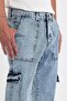 Men's Cargomove Palazzo Cotton Baggy Cargo Pocket Trousers - 4